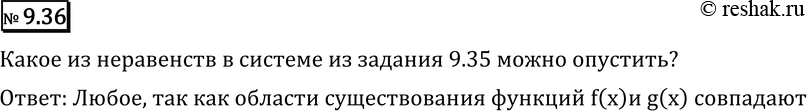Изображение Упр.9.36 ГДЗ Никольский Потапов 11 класс